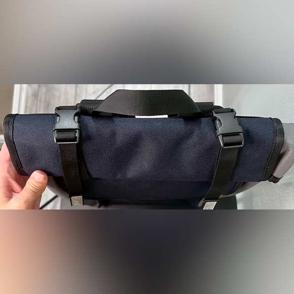 NWOT Timbuk2 Custom Prospect Roll Top Laptop Work Backpack Black Gray Blue Work - Picture 10 of 15